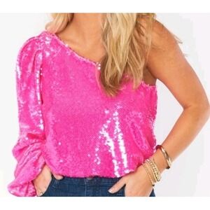 Show Me Your Mumu Party Girl Top Off The‎ Shoulder XS